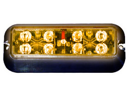 LEDX Amber - Einzelkalenderlampe im schwarzen Rahm