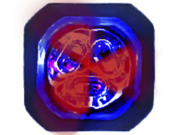 Button Blast MC Rot/Blau  1 Satz   2 Lichteinheite